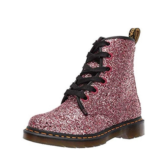 pink glitter doc martens